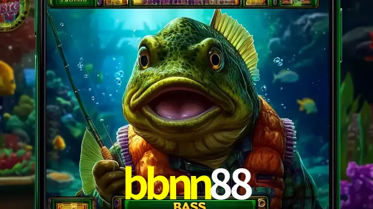 Personagem de peixe pescador do popular jogo de slot com tema de pescaria, uma das emocionantes opções de caça-níqueis para jogar e ganhar no cassino bbnn88.